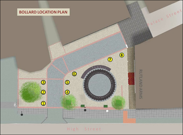 new bollard location plan
